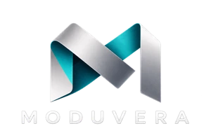 MODUVERA platinum ribbon logo